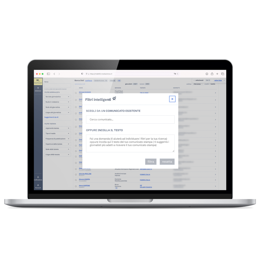 mailing list ai suggest