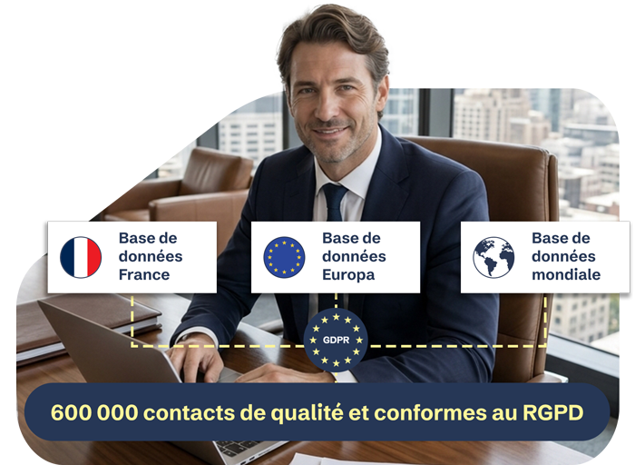 600 000 contacts de qualité et conformes au RGPD