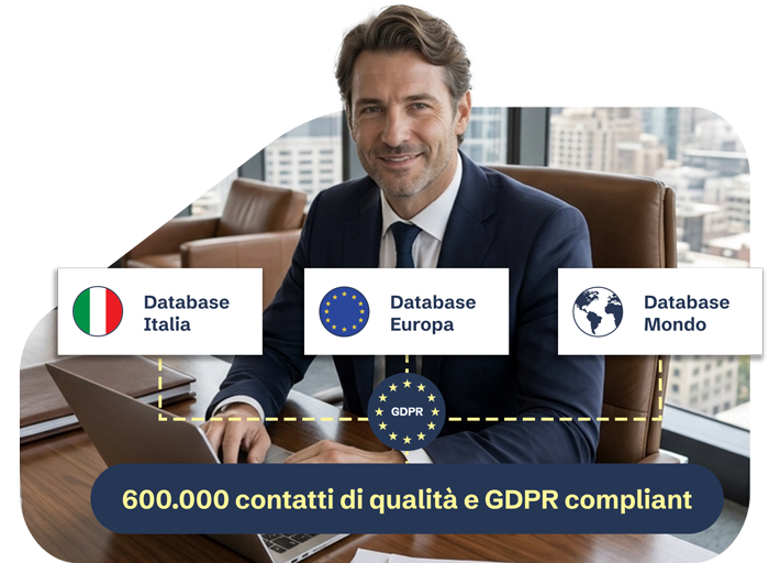 600.000 contatti di qualità e GDPR compliant
