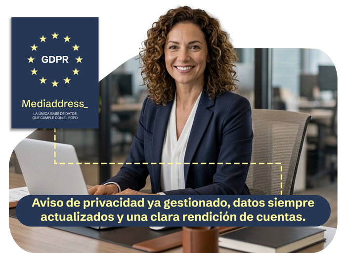 Aviso de privacidad ya gestionado, datos siempre actualizados y una clara rendición de cuentas.