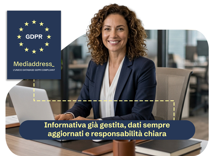 Informativa già gestita, dati sempre aggiornati e responsabilità chiara