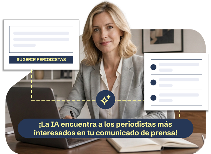 ¡La IA encuentra a los periodistas más interesados ​​en tu comunicado de prensa!