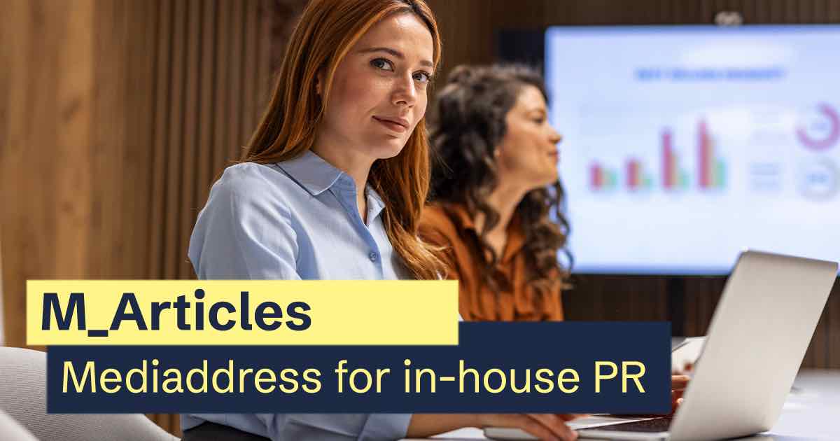 Mediaddress for in-house press offices