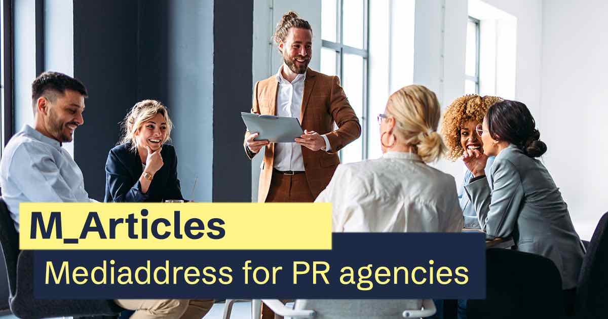Mediaddress for PR agencies