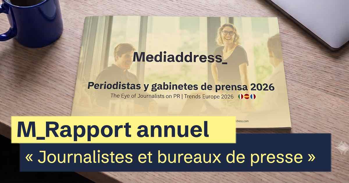 Rapport annuel Journalistes et bureaux de presse 2026